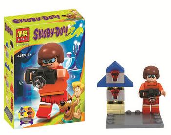 Bộ lắp ráp Velma Dinkley Lari 10456, mô hình nhân vật Velma từ phim hoạt hình Scooby-Doo cho bé gái 6 tuổi, giá rẻ.