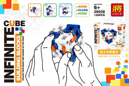Bộ lắp ghép Khối Lập Phương Vô Cực LELE 39038, đồ chơi fidget technic 120 mảnh cho bé trai và bé gái từ 6 tuổi, giúp giảm stress, giá rẻ.