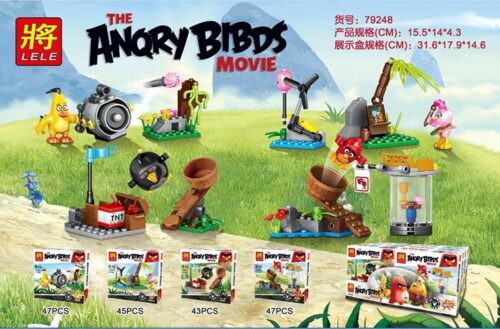 Bộ lắp ráp LELE 79248 Angry Birds Movie, đồ chơi xếp hình Những Chú Chim Nổi Giận cho bé trai 6 tuổi giá rẻ.