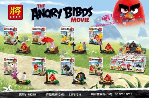 Bộ lắp ghép Minifigure Angry Birds LELE 79249, đồ chơi mô hình giá rẻ cho bé trai 6 tuổi.