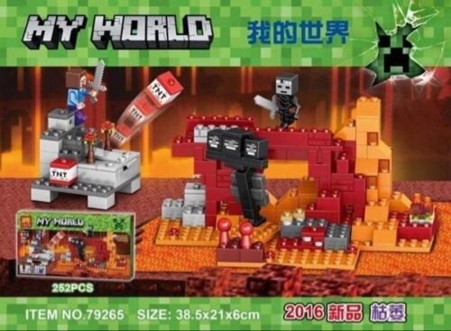 Bộ lắp ráp The Wither LELE 79265, đồ chơi xếp hình Minecraft cho bé trai 6 tuổi, giá rẻ.