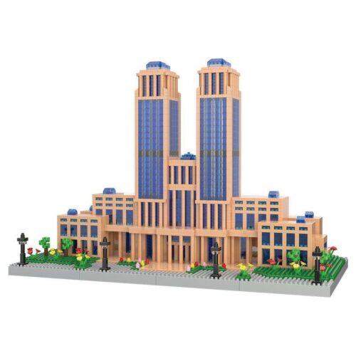 Bộ lắp ghép Tòa nhà Quang Hoa Đại học Phục Đán Lezi LZ8205, mô hình kiến trúc tinh xảo 3841 mảnh ghép, phù hợp bé trai bé gái 6 tuổi, giá tốt.