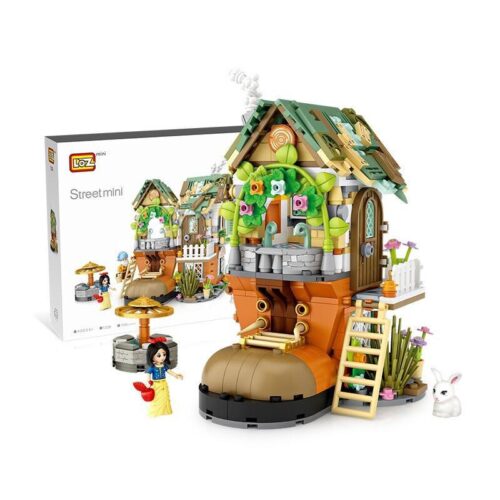 Bộ lắp ghép Ngôi nhà tí hon của chú lùn LOZ 1226, đồ chơi xếp hình Ngôi nhà cổ tích cho bé gái 6 tuổi, giá tốt