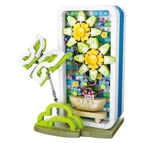 Bộ lắp ghép Hộp đựng trang sức hoa bướm LOZ 1932 chi tiết tinh xảo, đồ chơi lắp ráp cho bé gái 6 tuổi, giá tốt.