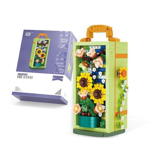 Bộ lắp ghép LOZ 1933 Hộp đựng trang sức hoa hướng dương, đồ chơi mô hình cho bé gái 6 tuổi, chất lượng cao, giá tốt.