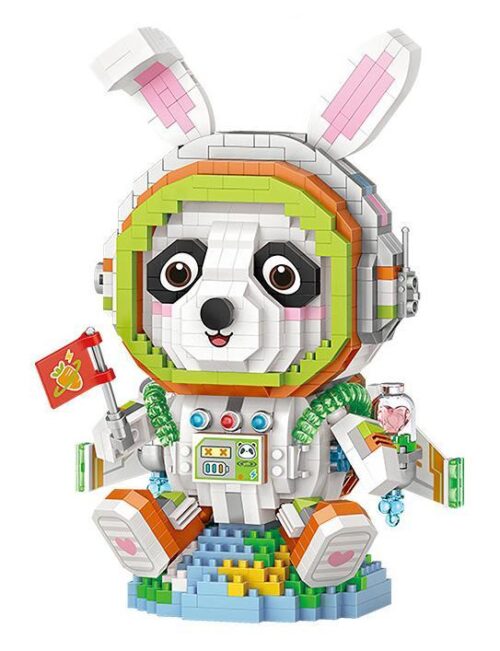 Mô hình bộ lắp ráp Phi Hành Gia Gấu Trúc LOZ 8118, đồ chơi mô hình sáng tạo cho con gái 14 tuổi, giá tốt.