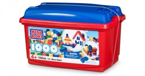 Bộ xếp hình khối nhỏ Mega Bloks 268 1000 mảnh ghép đa màu sắc, đồ chơi phát triển trí tuệ cho bé 4 tuổi, giá tốt
