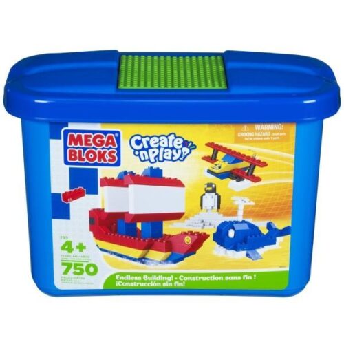 Bộ lắp ghép Mega Bloks 295 Xây Dựng Không Giới Hạn 750 mảnh ghép, đồ chơi sáng tạo cho bé trai và bé gái 4 tuổi, giúp phát triển tư duy logic và khả năng sáng tạo với giá tốt.