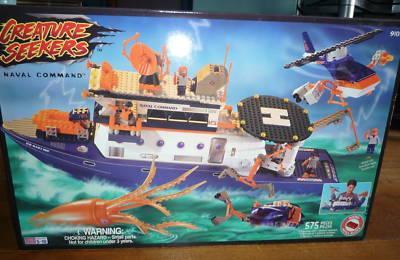 Bộ lắp ghép Mega Bloks 9101 Bộ Chỉ Huy Hải Quân Creature Seekers giá tốt cho bé trai 8 tuổi khám phá đại dương