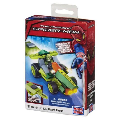 Bộ đồ chơi lắp ráp Mega Bloks 91325 Xe Đua Người Thằn Lằn, đồ chơi mô hình cho bé trai 6 tuổi, giá tốt