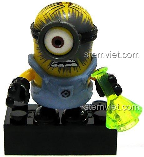 Minifigure Minion Mega Bloks 94800 với phụ kiện độc đáo, chi tiết sắc nét, đồ chơi mô hình Minion chất lượng cao.