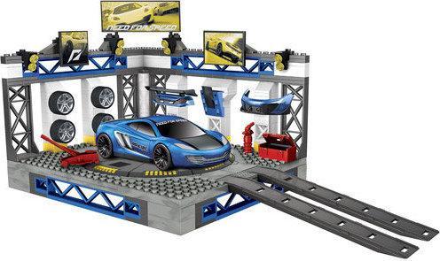 Bộ đồ chơi Mega Bloks 95769 Gara Tùy Chỉnh McLaren MP4-12C, mô hình xe đua và xưởng độ xe chi tiết cao, đồ chơi lắp ghép cho bé trai 8 tuổi