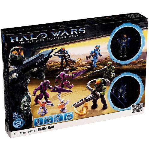 Bộ đồ chơi Mega Bloks 96814 Đơn vị chiến đấu Halo Wars, mô hình lính Halo Wars chi tiết, phù hợp bé trai 8 tuổi, giá tốt