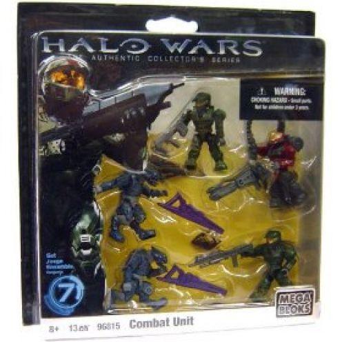 Bộ đồ chơi Mega Bloks 96815 Combat Unit Halo Wars, mô hình lính chi tiết cho bé trai 8 tuổi, giá tốt