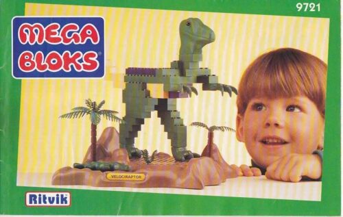 Bộ lắp ghép Mega Bloks 9721 Khủng long Velociraptor cho bé trai 5 tuổi, đồ chơi mô hình khủng long chất lượng cao, giá tốt.