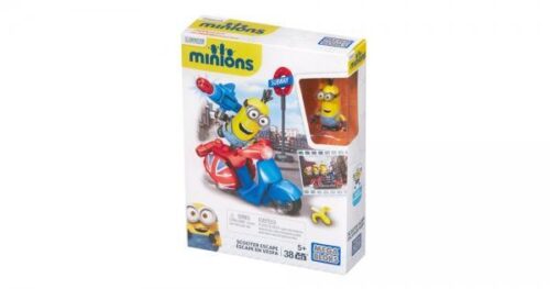 Bộ đồ chơi Mega Bloks CNF52 Mô hình Xe Scooter Minions Cuộc Đào Tẩu Hài Hước 38 mảnh ghép cho bé trai và bé gái 5 tuổi, giá tốt.