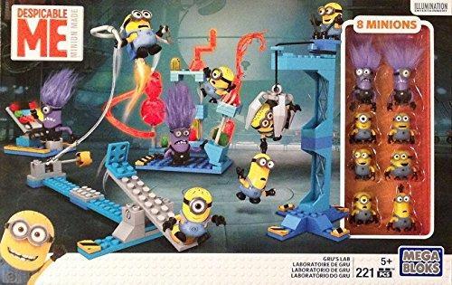 Bộ lắp ghép Mega Bloks CNP34 Phòng thí nghiệm của Gru với 8 minifigures Minions, đồ chơi lắp ghép Kẻ Cắp Mặt Trăng cho bé trai bé gái 5 tuổi, giá tốt.