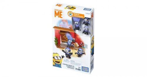 Bộ lắp ghép Mega Bloks DKX77 Pháo đài Đột nhập Minions tím, đồ chơi lắp ráp Minions cho bé trai bé gái 5 tuổi, giá tốt