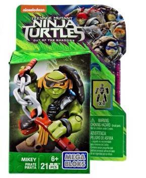 Bộ lắp ghép Rùa Ninja Cướp Biển Mikey Mega Bloks DPW17, đồ chơi mô hình cho bé trai 6 tuổi, giá rẻ.