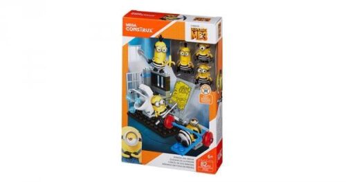 Bộ lắp ghép Minions Vượt Ngục Mega Bloks FFJ32, đồ chơi lắp ráp cho bé trai và bé gái 6 tuổi, giá tốt, tái hiện cảnh vượt ngục hài hước của các nhân vật Minions.