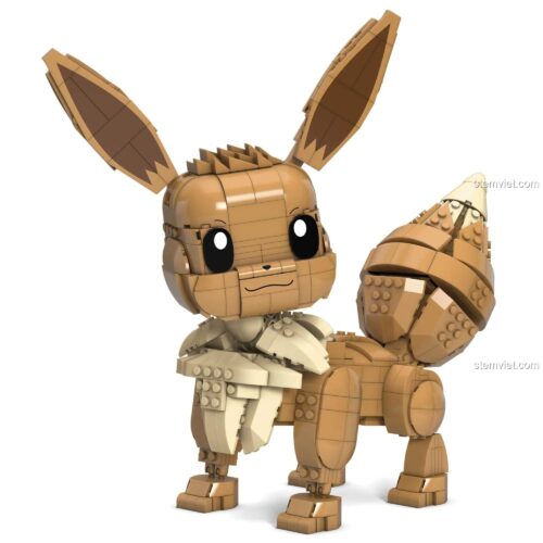 Mô hình Eevee Mega Bloks GMD34 tạo dáng đứng, đồ chơi mô hình Linh vật Eevee 845 mảnh, giúp bé phát triển sáng tạo, giá bình dân.