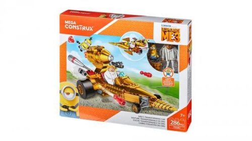 Bộ lắp ghép Mega Construx FDX84 Xe Biến Hình Của Dru, đồ chơi lắp ráp xe vàng ấn tượng cho bé trai 7 tuổi, giá tốt.