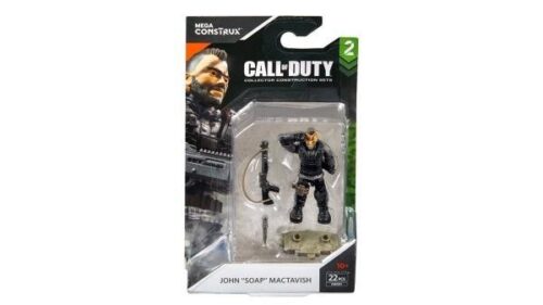 Mô hình nhân vật John “Soap” MacTavish FMG01 từ game Call of Duty của Mega Construx. Đồ chơi lắp ghép cho bé trai 10 tuổi, giá tốt.