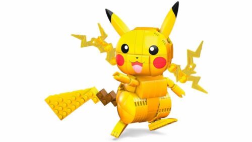 bộ lắp ghép Pikachu Mega Construx GMD31, đồ chơi mô hình Pikachu, mô hình Pikachu có thể tạo dáng, đồ chơi lắp ráp Pikachu cho bé trai 6 tuổi, giá tốt