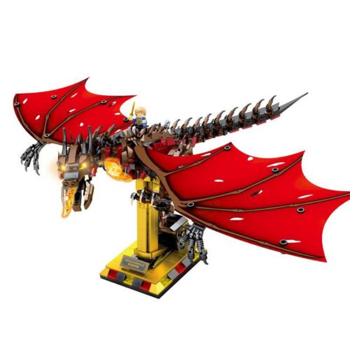 Bộ lắp ghép Rồng Smaug Meiji Blocks 13003, mô hình khổng lồ Rồng Smaug với chi tiết tinh xảo, phù hợp bé trai 12+ tuổi.