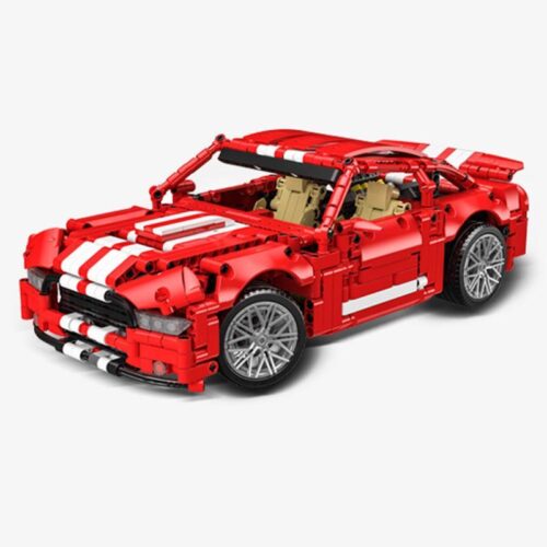 Bộ lắp ráp siêu xe Ford Mustang GT500 MORK 023021-1 màu đỏ, đồ chơi mô hình Technic chi tiết cho bé trai 6 tuổi, giá rẻ.