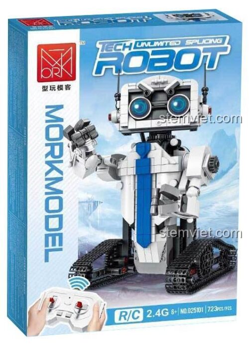 Bộ lắp ráp MORK 025101 Robot Lắp Ráp Điều Khiển Từ Xa, đồ chơi mô hình robot cho bé trai 6 tuổi, giá tốt, chất lượng cao