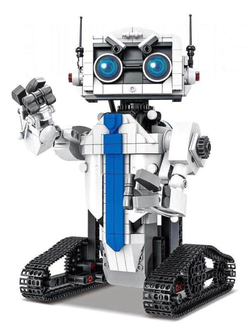 Hộp sản phẩm bộ đồ chơi MORK 025101 Robot Lắp Ráp Điều Khiển Từ Xa, đồ chơi lắp ghép robot điều khiển từ xa cho bé trai 6 tuổi