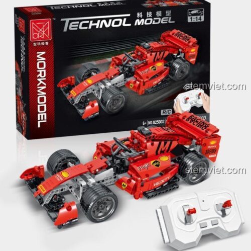 Hình ảnh bộ lắp ráp xe đua F1 Ferrari SF90 MORKMODEL 025002 điều khiển từ xa, món đồ chơi mô hình giá rẻ cho bé trai 6 tuổi.