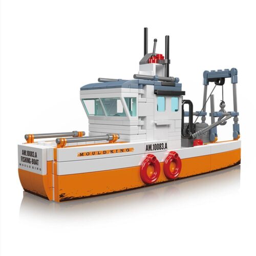 Mô hình Thuyền Đánh Cá Mould King 10083 420 chi tiết, đồ chơi lắp ráp cho bé trai 8 tuổi, giá tốt