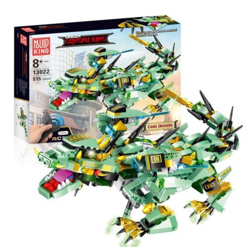 Hộp đồ chơi lắp ráp Rồng Máy Kung Fu Mould King 13022 cho bé trai 8 tuổi.