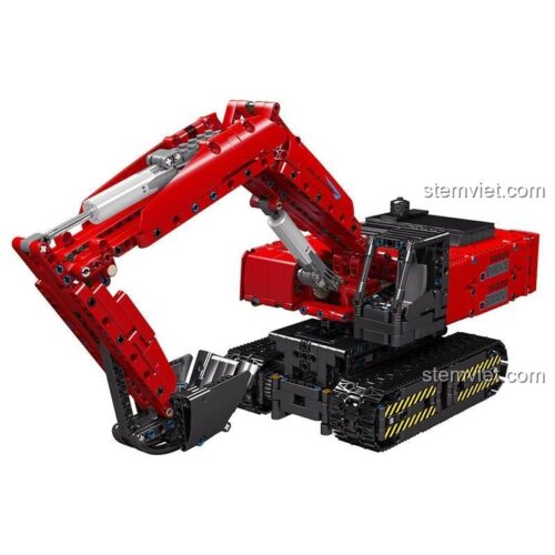 Hộp sản phẩm bộ lắp ráp Máy xúc cơ khí Mould King 15062, đồ chơi cho bé trai 8 tuổi, giá rẻ.