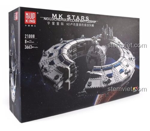 Hộp đồ chơi mô hình Chiến hạm lớp Lucrehulk Mould King 21008, món quà Star Wars ấn tượng cho con trai.