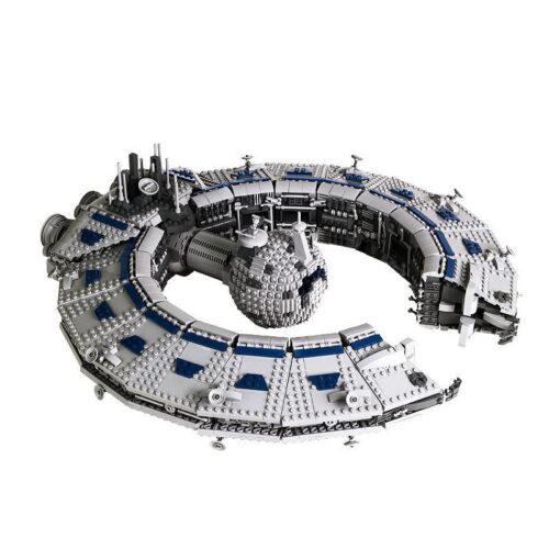 Mô hình lắp ráp Tàu Chiến Liên Minh Thương Mại Lucrehulk Mould King 21008, đồ chơi sáng tạo cho bé trai 8 tuổi, giá rẻ.