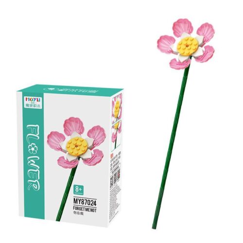 Bộ lắp ghép Hoa Forget-me-not MOYU BLOCK MY87024 hộp sản phẩm, đồ chơi lắp ráp cho bé gái 6 tuổi, quà tặng ý nghĩa, giá tốt