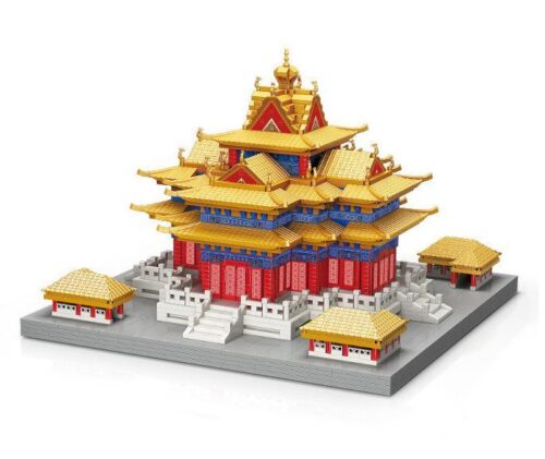Bộ lắp ghép Lầu Gác Cung Điện Cố Cung Moyu Block MY92008 chi tiết cao, đồ chơi mô hình kiến trúc cổ kính cho bé trai và bé gái 8 tuổi, giá tốt.