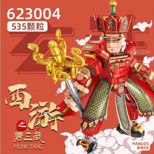 Mô hình bộ lắp ráp Figure Đường Tam Tạng Panlos Brick 623004, đồ chơi sáng tạo cho con trai 6 tuổi.