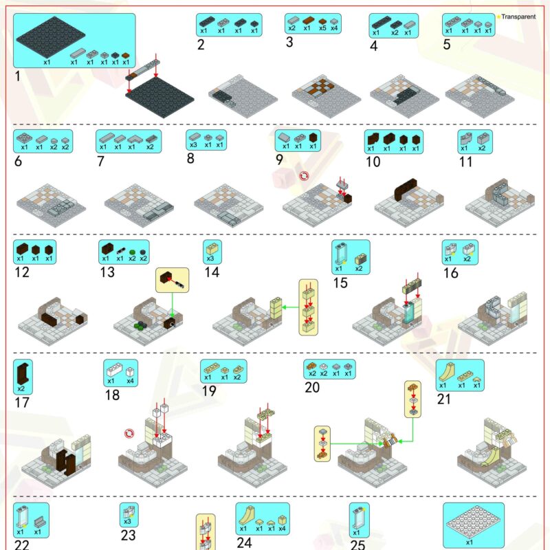 Cửa Hàng Gấu Brown Dễ Thương Panlos Brick 657043 sách hướng dẫn Panlos Brick 657043 Cửa Hàng Gấu Brown Dễ Thương