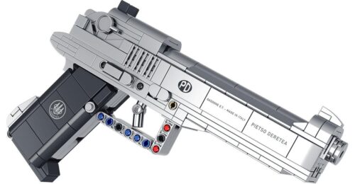 Bộ lắp ghép Súng Lục M92 Panlos Brick 670018 chi tiết cao, đồ chơi mô hình súng Beretta M92 cho bé trai 6 tuổi, giá tốt.