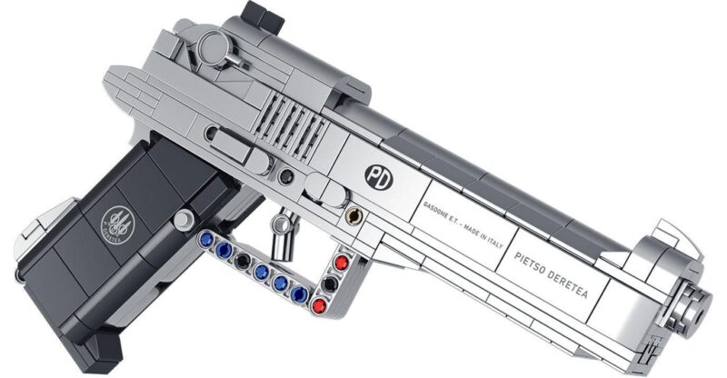 Bộ lắp ghép Súng Lục M92 Panlos Brick 670018 chi tiết cao, đồ chơi mô hình súng Beretta M92 cho bé trai 6 tuổi, giá tốt.