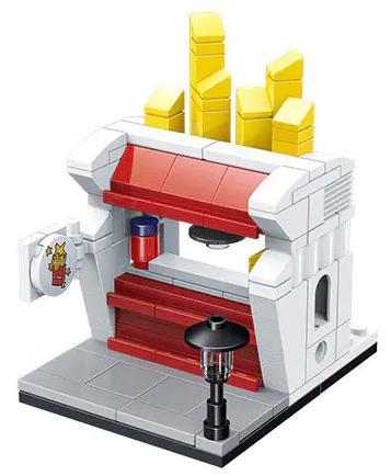 Bộ lắp ghép PanlosBrick 657001 Cửa hàng khoai tây chiên mini, mô hình đồ chơi cho bé 6 tuổi, giá rẻ, chất lượng cao, giúp phát triển tư duy sáng tạo.
