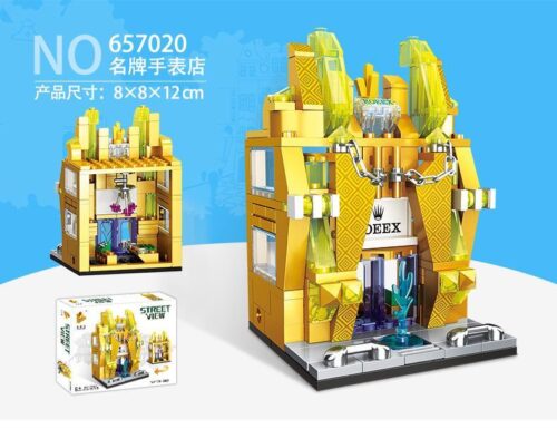 Bộ lắp ghép PanlosBrick 657020 Cửa hàng đồng hồ hiệu, mô hình kiến trúc mini chi tiết cao cấp, đồ chơi xếp hình phát triển tư duy cho bé trai và bé gái 6 tuổi, giá tốt.