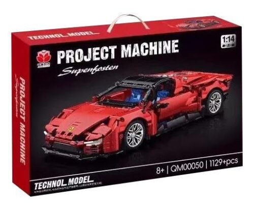 Hộp bộ lắp ráp Siêu xe Ferrari Daytona SP3 Qianmai QM00050, đồ chơi mô hình cho bé trai 8 tuổi, giá tốt.