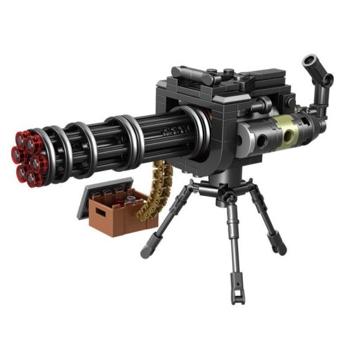 Mô hình súng máy Gatling Qiaoleton 3612 chi tiết cao cấp, đồ chơi lắp ráp súng Gatling cho bé trai 6 tuổi, giá tốt.