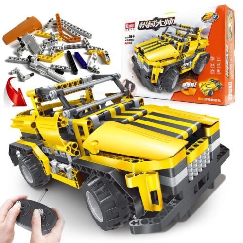 Bộ lắp ráp Xe Địa Hình QIHUI 8003 điều khiển từ xa chất lượng cao, đồ chơi mô hình xe off-road cho bé trai 8 tuổi, giá tốt.