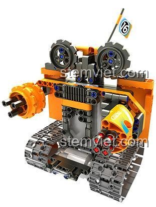 đồ chơi mô hình Robot Bánh Xích Điều Khiển 8016, lắp được 2 kiểu, quà tặng cho con trai